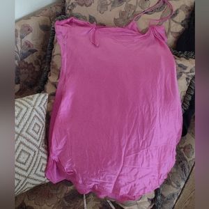Victoria's secret pink slip dress large vintage silk gold label